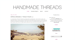 Desktop Screenshot of handmadethreads.com