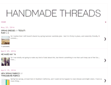 Tablet Screenshot of handmadethreads.com